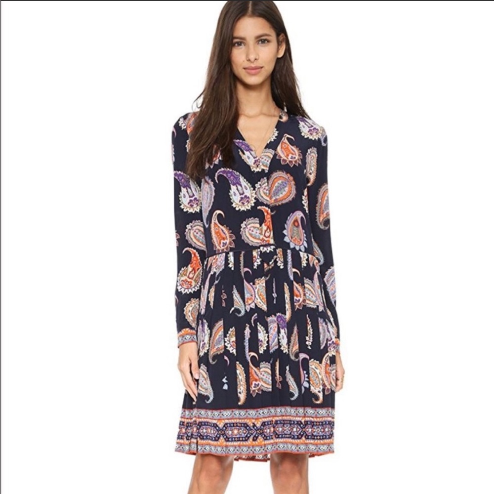 ⭐️WORN ONCE⭐️ Tory Burch paisley dress
